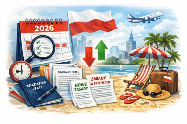 Изменения в учёте трудового стажа и отпусков в Польше с 2026 года: новые правила и возможности